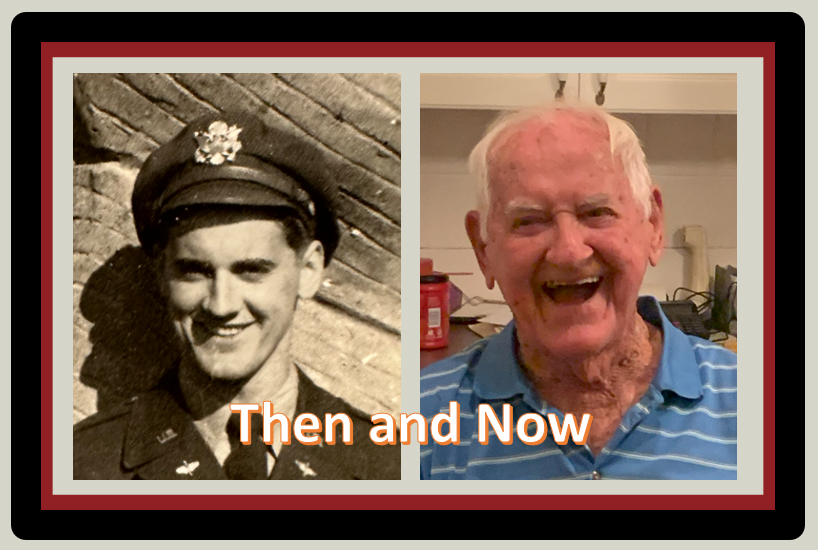 Bob Russell was one of the Army Hell Hawks, pictured then and now.