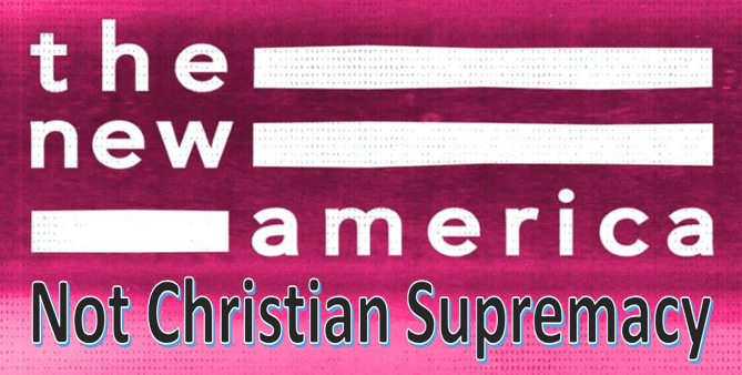 depicting the new America that will not be Christian Supremacy