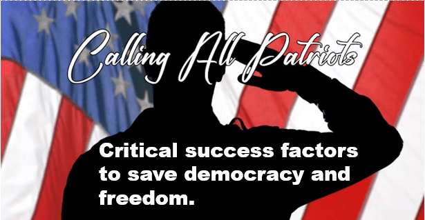 It is patriotic for the strong of heart to stand against Christian nationaalism